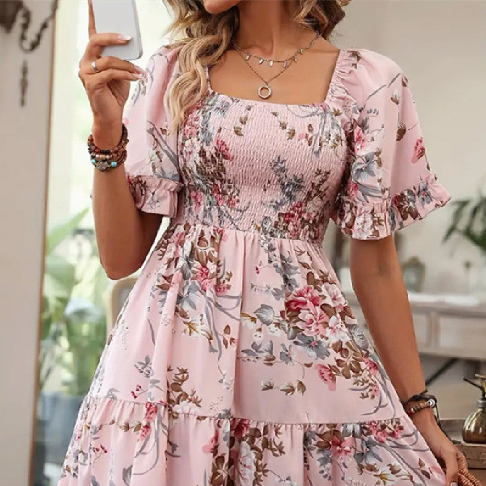 ISOLDE™ – Vintage Floral Dress