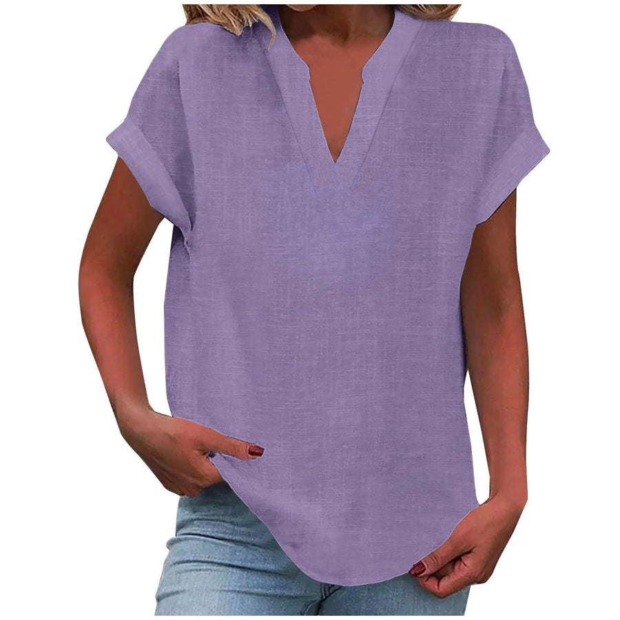 Xavinah | V-Neck Blouse