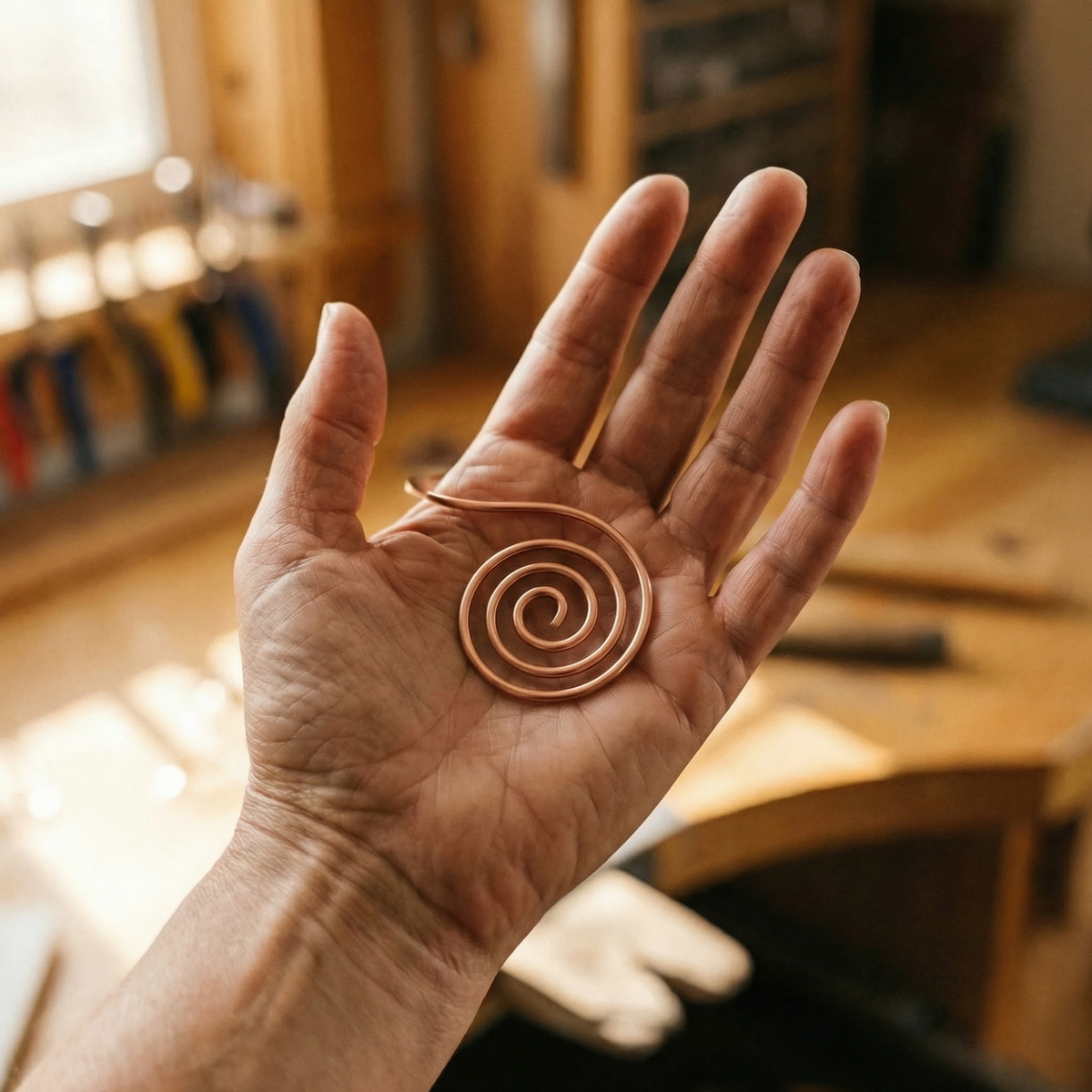 Flow Copper Hand Spiral