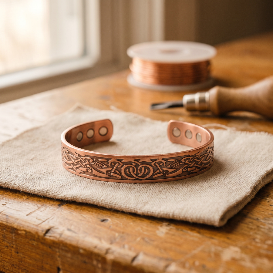 Flow Copper Bracelet
