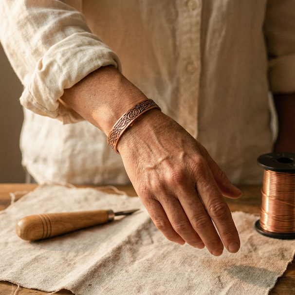 Flow Copper Bracelet