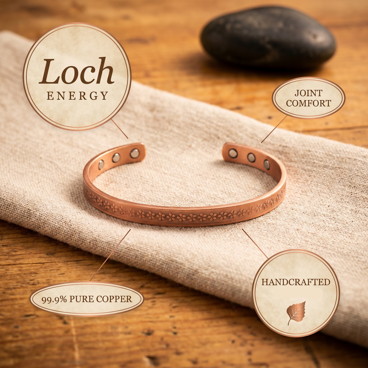Loch Copper Bracelet
