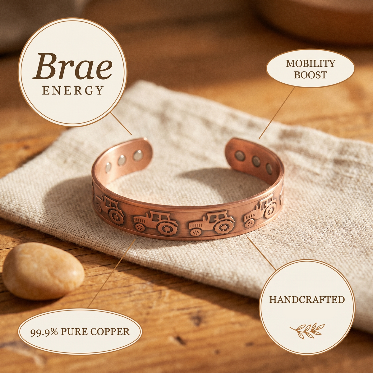 Brae Copper Bracelet