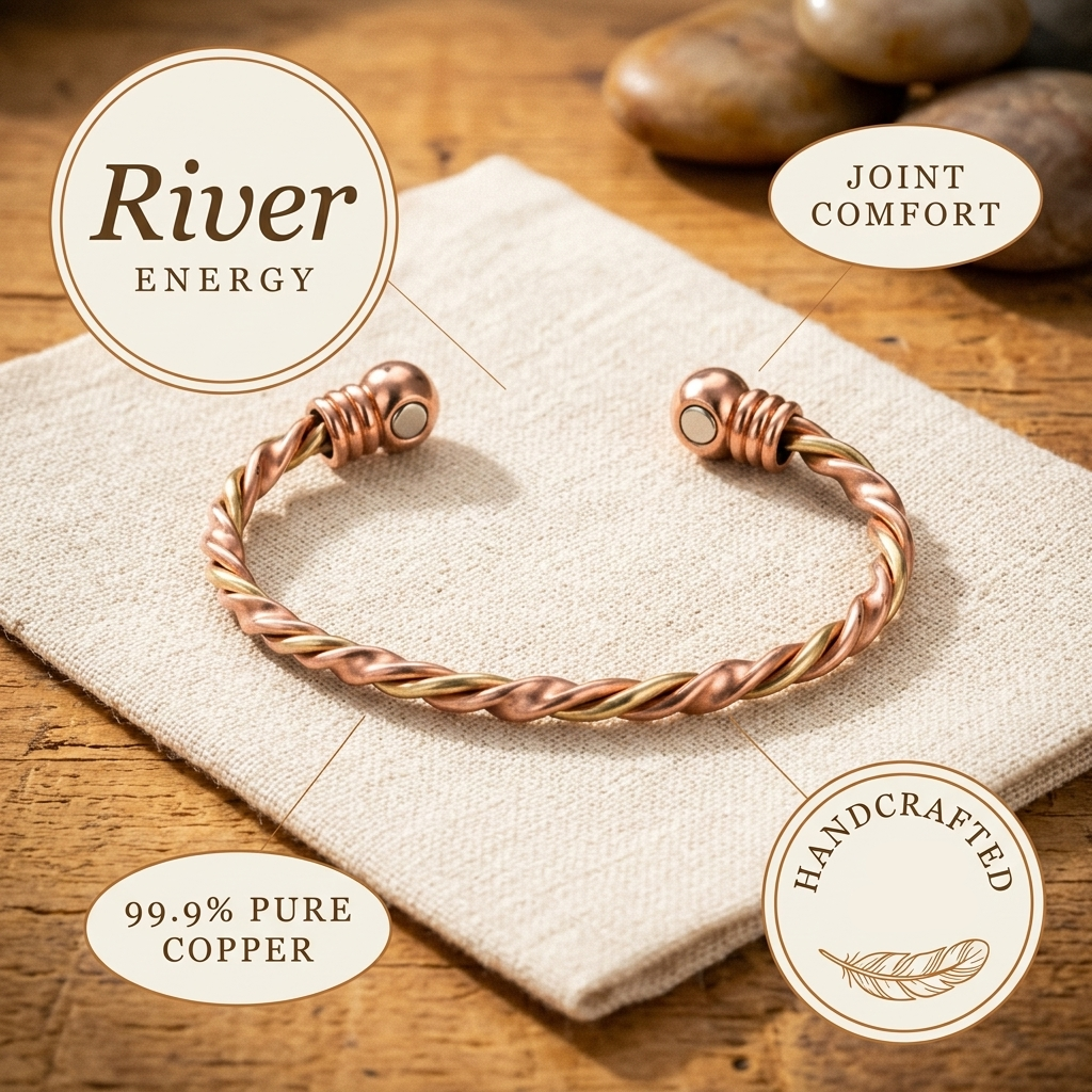 River Copper Bracelet