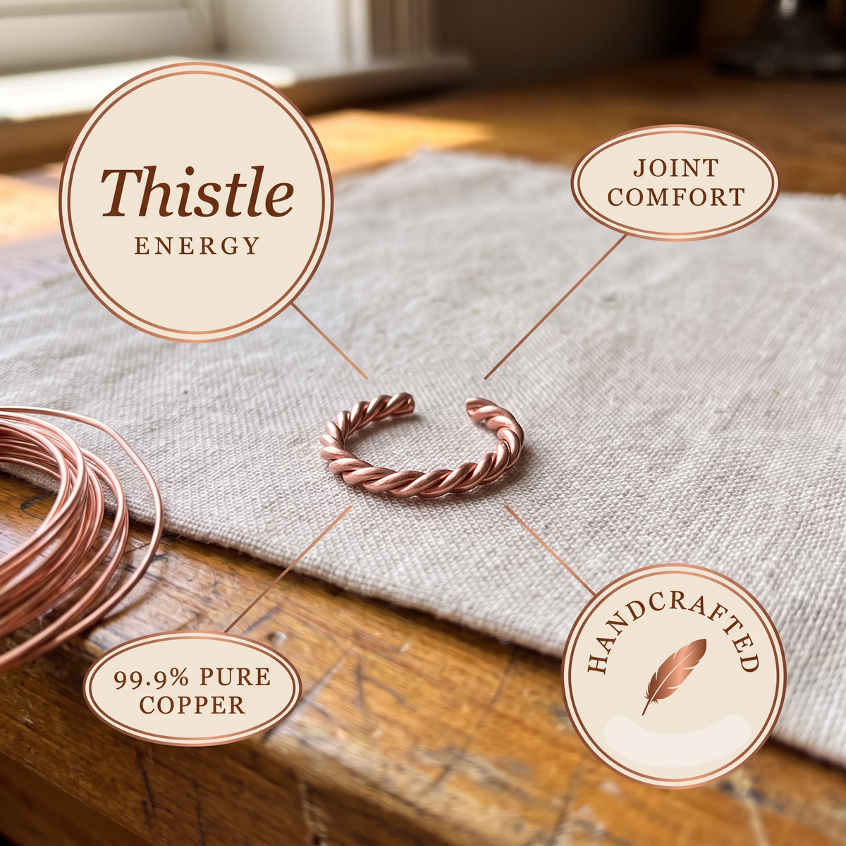 Copper Tensor Ring