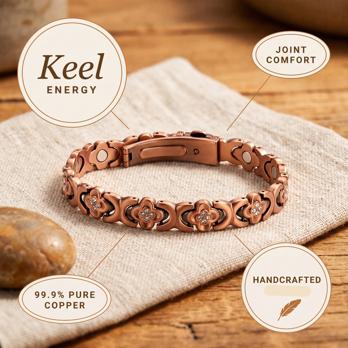 Keel Copper Bracelet