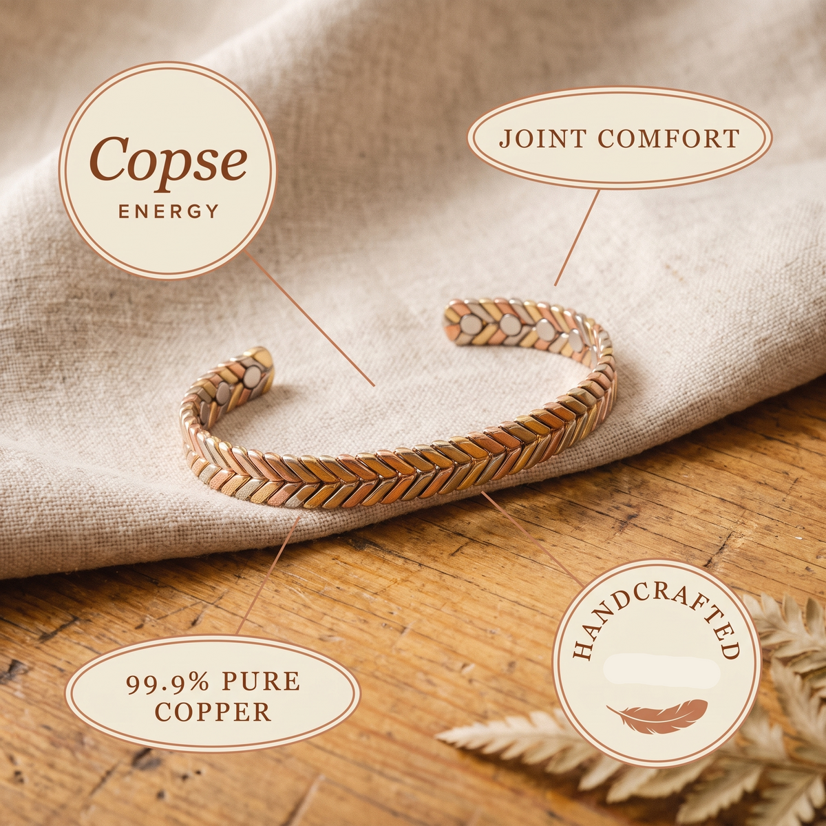 Copse Copper Bracelet