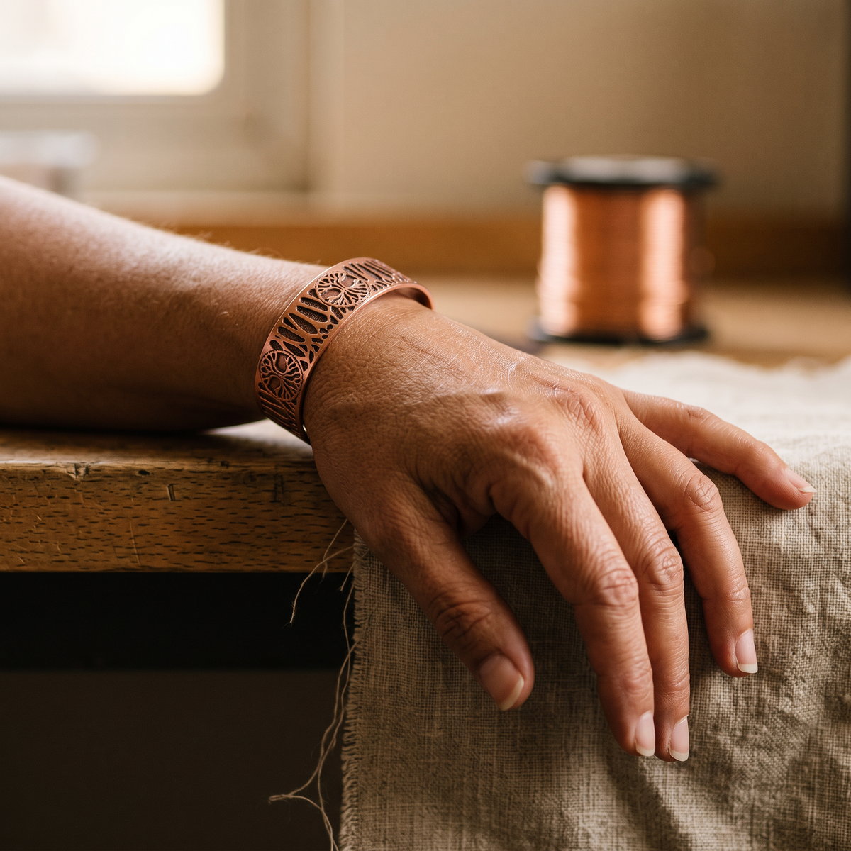 Vine Copper Bracelet
