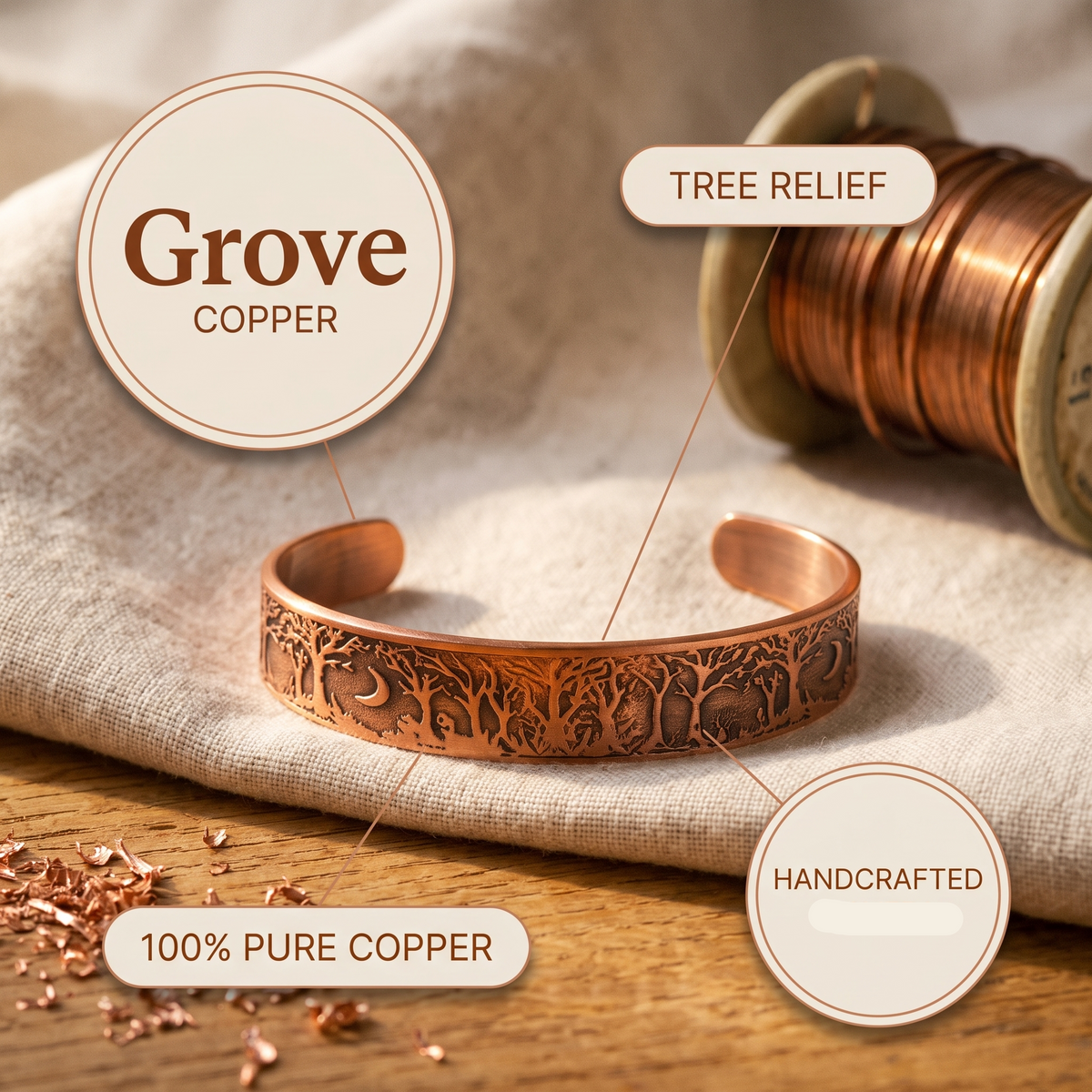 Grove Copper Bracelet